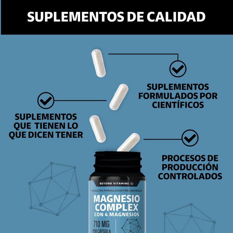 Magnesio Complex 7 en 1 (1000mg): El Espectro Total de Magnesio para tu Calma y Vitalidad 🍃
