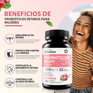 🌸Probióticas Windboss Women's – Frescura interna y protección contra infecciones