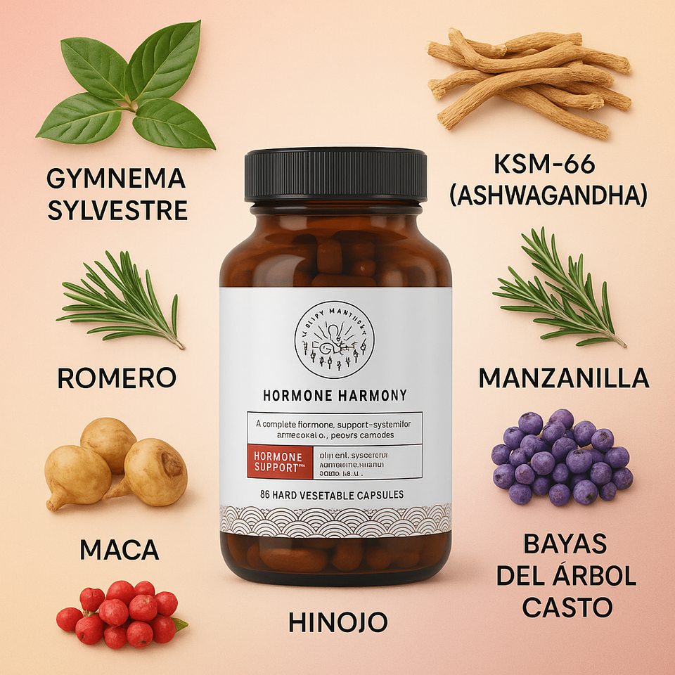 🌸 Hormone Harmony Importado de USA 🗽: Tu aliado diario para sentirte ligera ✨ y segura 💖