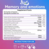 🧠✨ Activa tu mente, memoria y enfoque al máximo 💊 Con BRAIN Memory & Mood — Importado de USA