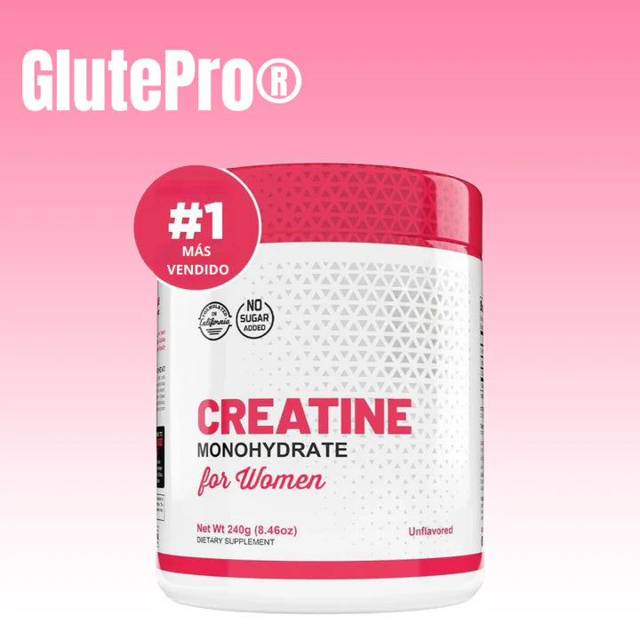 ✨ GlutePro® Creatina Monohidratada para Mujeres que desean un cuerpo de ensueño ✨