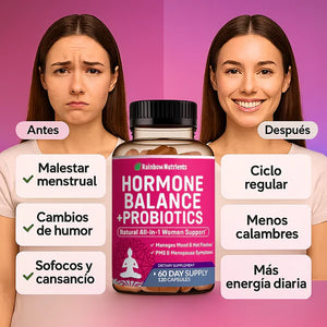Con Hormone Balance Importado de USA 🗽: dile adiós a los cambios de humor y recupera tu energía femenina
