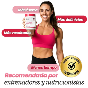 ✨ GlutePro® Creatina Monohidratada para Mujeres que desean un cuerpo de ensueño ✨
