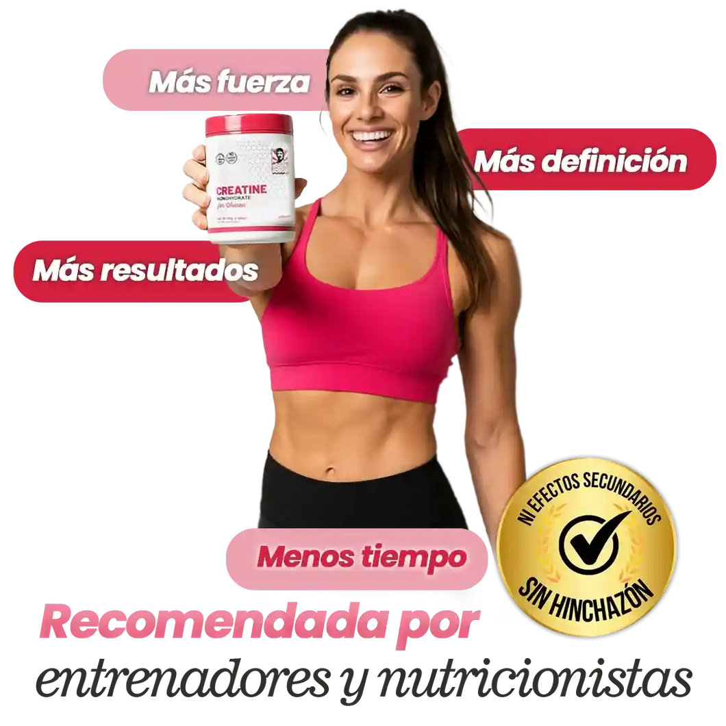 ✨ GlutePro® Creatina Monohidratada para Mujeres que desean un cuerpo de ensueño ✨