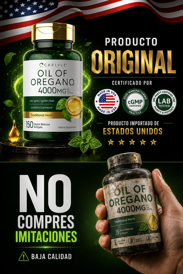 Oil of Oregano 4000mg: Soporte Avanzado para el Equilibrio Digestivo y Bienestar Estomacal 🌿