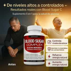 🧬Blood Sugar Complex 99 Importado de USA🗽: Ayuda a regular tu glucosa 🩸y ayuda a eliminar las bacterias del higado