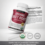 Organic Beet Root 👉 Mejora tu circulación y recupera tu rendimiento masculino de forma natural ❤️⚡
