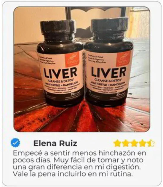 Sandhus Liver Cleanse importado de USA: Su fórmula fue diseñada bajo la tecnología HepaClean™ de USA