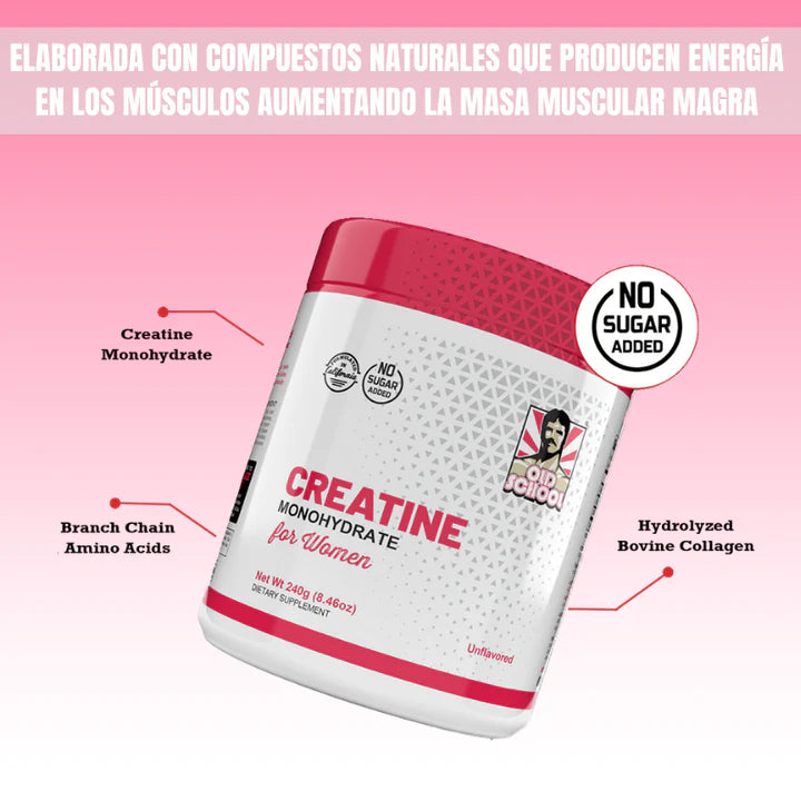 ✨ GlutePro® Creatina Monohidratada para Mujeres que desean un cuerpo de ensueño ✨