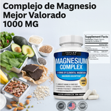 Magnesio Complex Importado de USA: dile adiós a la barriga hinchada, 😩cansancio, 🤯 dolores de cabeza y senos caídos con solo 2 cápsulas al día ☀️