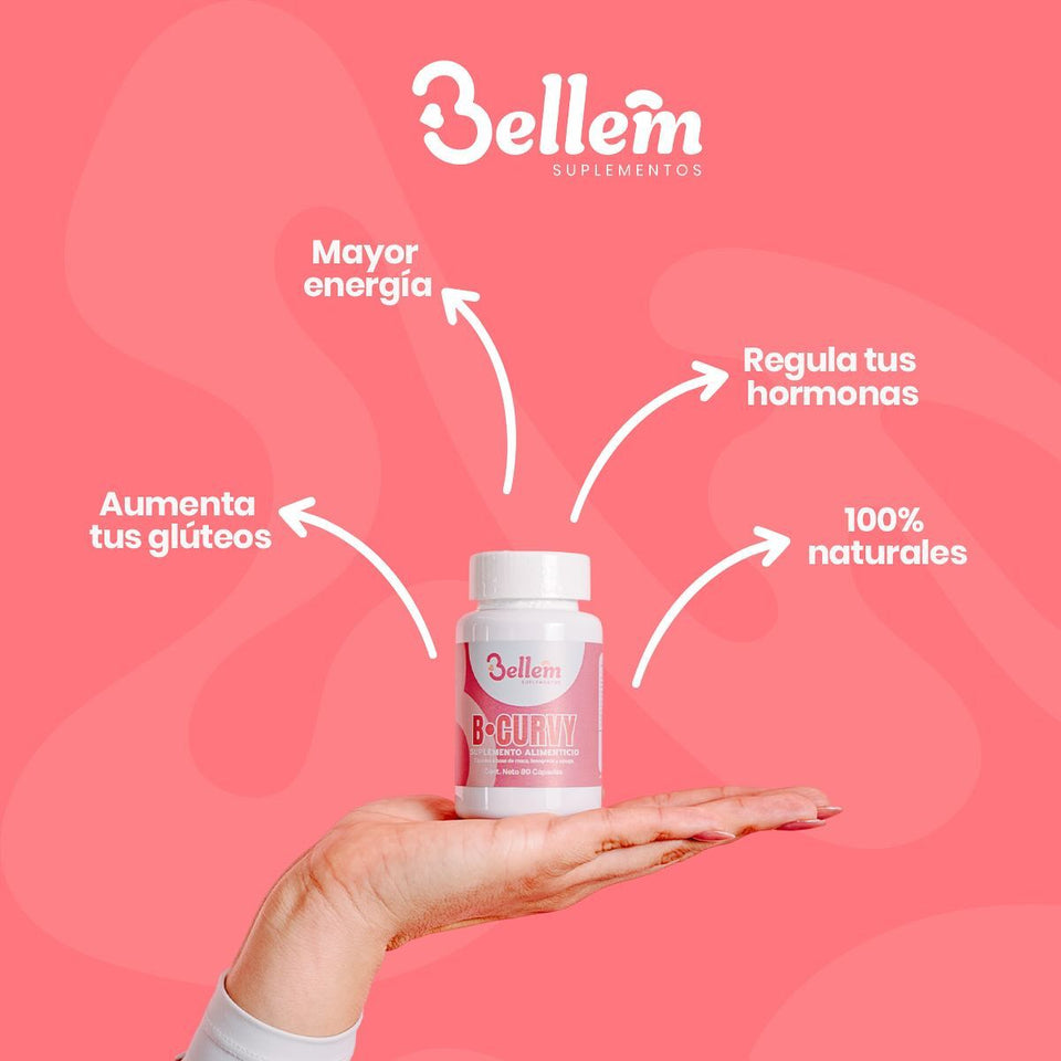 B-Curvy: ¡Activa tus Curvas! 🍑🔥 La Fórmula Natural para un Cuerpo ⏳ de Impacto.
