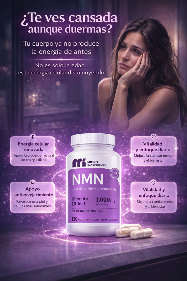 ✨ NMN Ultra – Energía Celular y Vitalidad Avanzada ✨