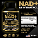 NAD + RESVERATROL IMPORTADO EE.UU 🔥 El secreto de la juventud, en una cápsula 💊