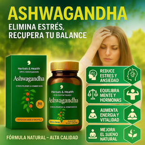 Ashwagandha con KSM-66 🌿 es un remedio natural utilizado por más de 3,000 años en la india: Ayuda a regular tu cortisol para eliminar el estrés, ansiedad y hinchazón🧘