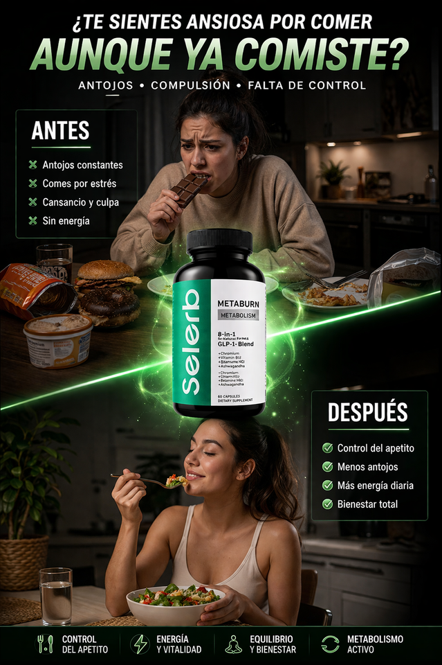 Metaburn GLP-1 — Controla tu Hambre y Activa tu Metabolismo 🔥