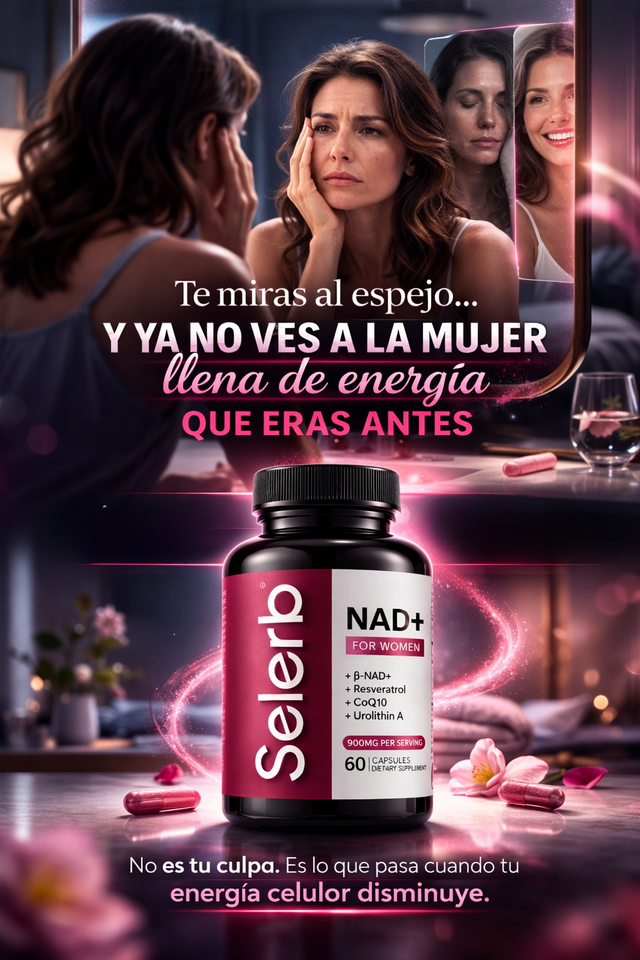 Selerb NAD+ – Fórmula Anti-Edad y Energía Femenina Importado de USA