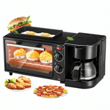¡Simplifica tu Vida con el Horno 3 en 1: Cocina, Fríe y Prepara Café en un Instante!