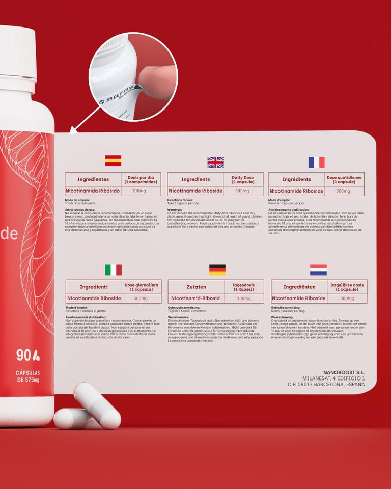 NAD+ Fórmula Española – Juventud, Energía y Rendimiento