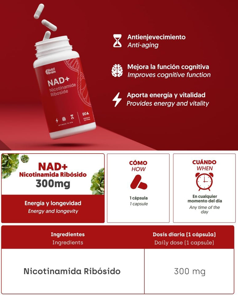 NAD+ Fórmula Española – Juventud, Energía y Rendimiento