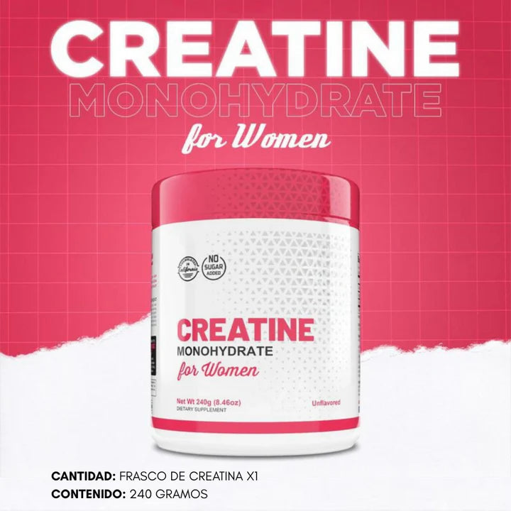 ✨ GlutePro® Creatina Monohidratada para Mujeres que desean un cuerpo de ensueño ✨