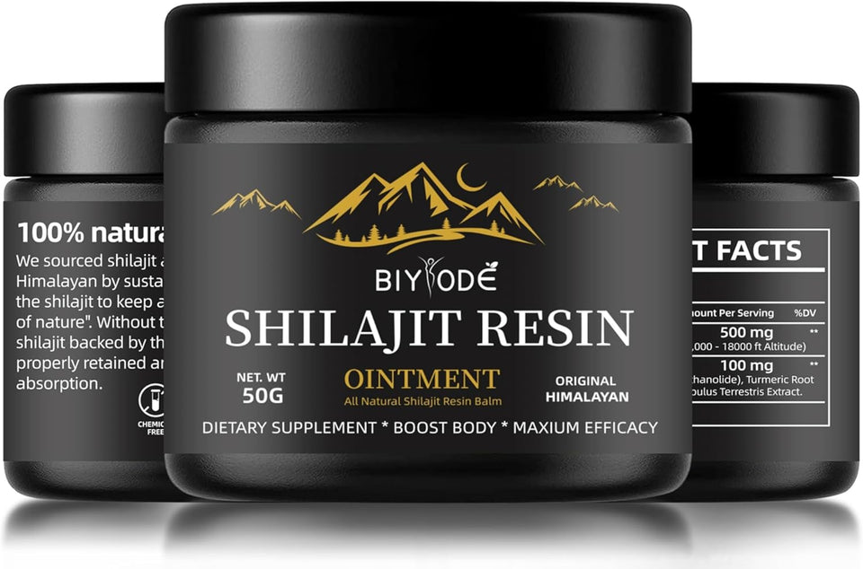 Shilajit Resin 👉 Recupera tu energía, fuerza y vitalidad masculina de forma natural 💪⚡
