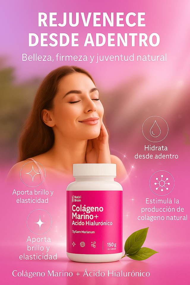 🌸 Colágeno Marino Español — Belleza, Firmeza y Juventud Desde el Interior