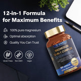 Con Magnesium 12 en 1 Complex:✨ Vuelve a despertar con ganas, no con cansancio😴Tu cuerpo puede sentirse joven otra vez 💪