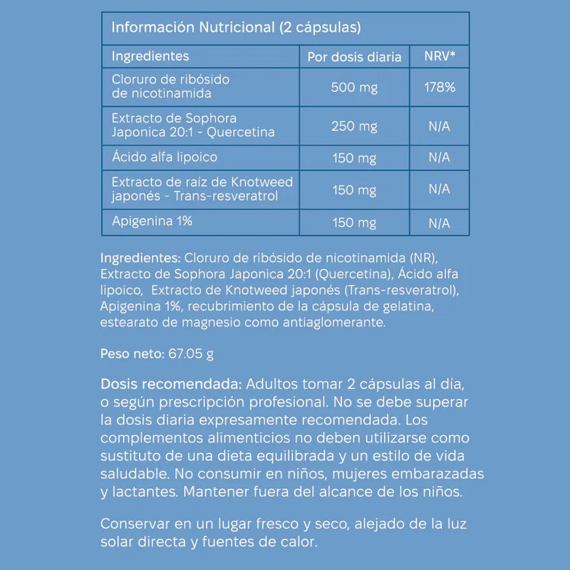 Activa tu energía celular y recupera la vitalidad de tu cuerpo ⚡🧬 NAD+ de Vitalis Nova Labs – Anti-aging & Energizing 💊