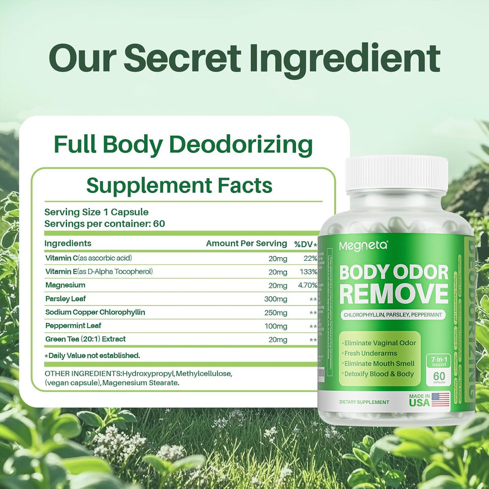 🌿 Body Odor Remove — La solución natural contra el mal olor corporal y el mal aliento.