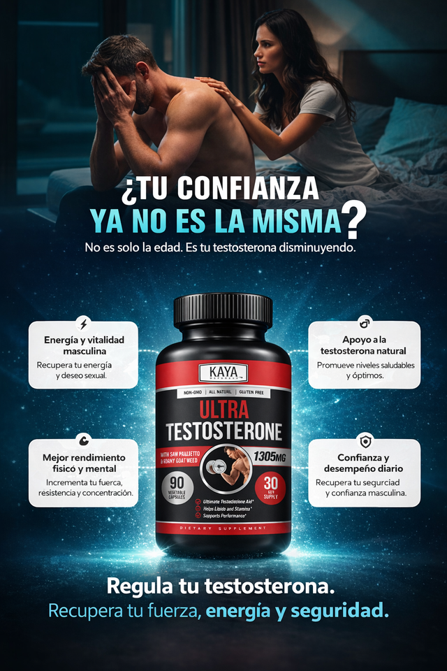 🔥 Ultra Testosterone – Max Boost de Energía y Rendimiento 💪