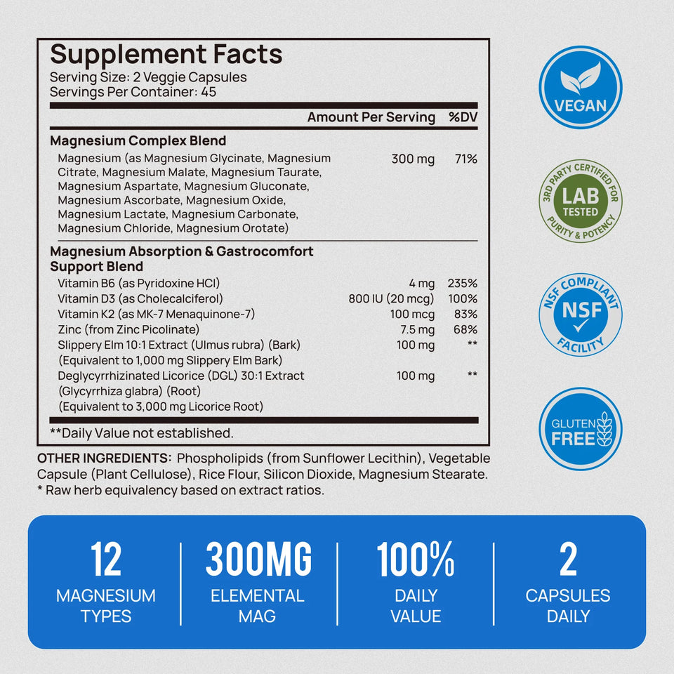 Liposomal Magnesium 18-in-1 👉 Alta absorción para un cuerpo relajado y con energía