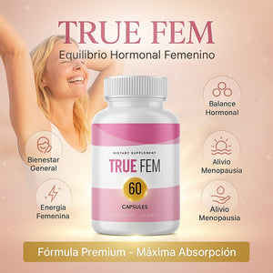 Con TRUE FEM Importado de USA 🗽: deja atrás los cambios de humor 😤 y ten energía para todo tu día