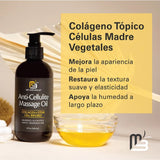 Naturals: Aceite para eliminar la celulitis con Colágeno hidrolizado + células madre vegetales