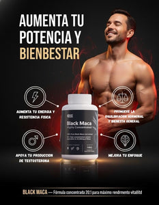 ⚡ Maca Negra — Energía, Vitalidad y Potencia Natural