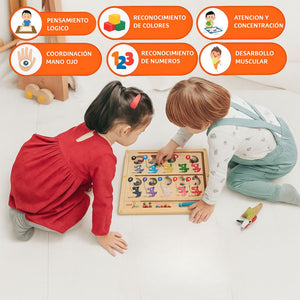 Laberinto Dino Educativo Montessori Premiun: ¡Aléjalo de la pantalla y despierta todo su potencial!