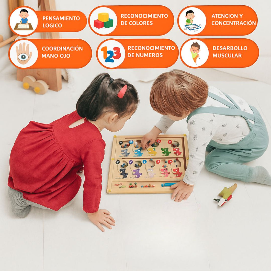 Laberinto Dino Educativo Montessori Premiun: ¡Aléjalo de la pantalla y despierta todo su potencial!