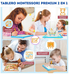Laberinto Educativo Montessori Premiun 2 en 1: ¡Aléjalo de la pantalla y despierta todo su potencial!