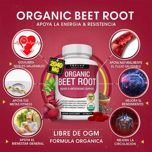 Beet Root: Alivia la pesades de tus piernas 🦵 y mejora tu circulación y fortalece tu corazón ❤️