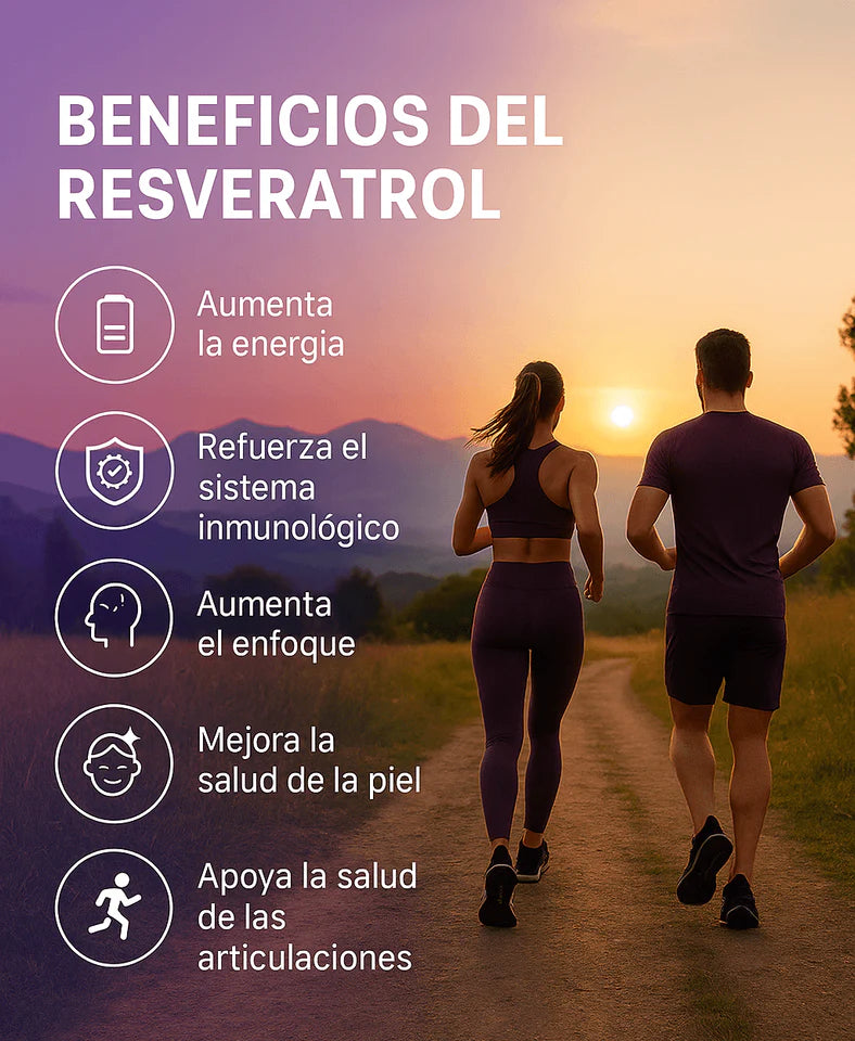 NAD+ RESVERATROL de American Natural Importado de EEUU: El elixir de la juventud en una capsula