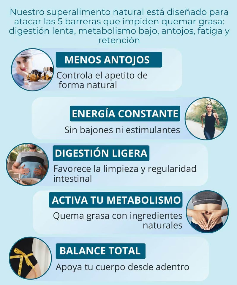 Con Yerba Magic de BRAINISTA IMPORTADO DE USA: Aumentarás tu energia, claridad mental, acelera tu metabolismo y reduce los antojos