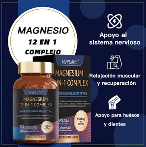 Con Magnesium 12 en 1 Complex:✨ Vuelve a despertar con ganas, no con cansancio😴Tu cuerpo puede sentirse joven otra vez 💪