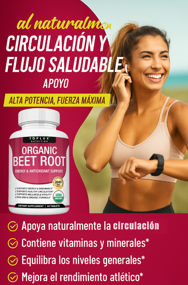 Beet Root: Alivia la pesades de tus piernas 🦵 y mejora tu circulación y fortalece tu corazón ❤️