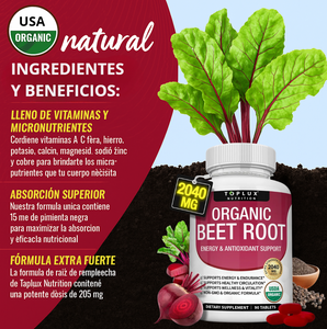Beet Root: Alivia la pesades de tus piernas 🦵 y mejora tu circulación y fortalece tu corazón ❤️