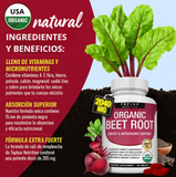 Beet Root: Alivia la pesades de tus piernas 🦵 y mejora tu circulación y fortalece tu corazón ❤️