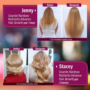 🗽🧬 HAIR GROWTH de Rainbow Nutrients + importado de usa con tecnología USA 🗽: Recupera la fuerza, volumen y crecimiento natural de tu cabello