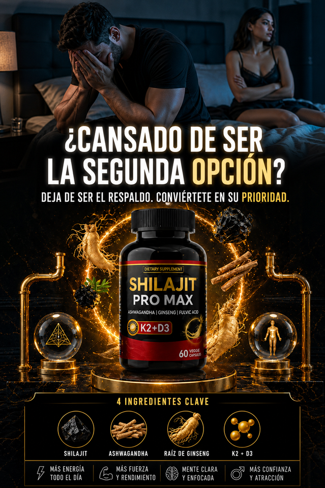 Shilajit Pro Max – Potencia de Alta Pureza 💊