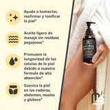 Naturals: Aceite para eliminar la celulitis con Colágeno hidrolizado + células madre vegetales