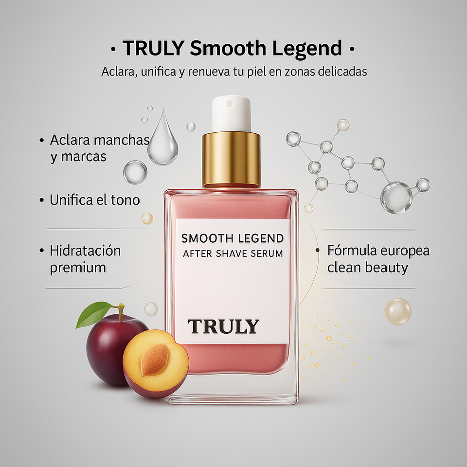 ✨ Smooth Legend: El Serum After Shave que Aclara y Renueva tu Piel ✨