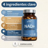 Activa tu energía celular y recupera la vitalidad de tu cuerpo ⚡🧬 NAD+ de Vitalis Nova Labs – Anti-aging & Energizing 💊