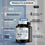 Magnesio Complex 5 👉 Relaja tu cuerpo, mejora tu descanso y recupera tu energía todos los días ⚡😴